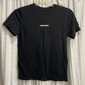 Boys size large black quicksilver T-shirt.
